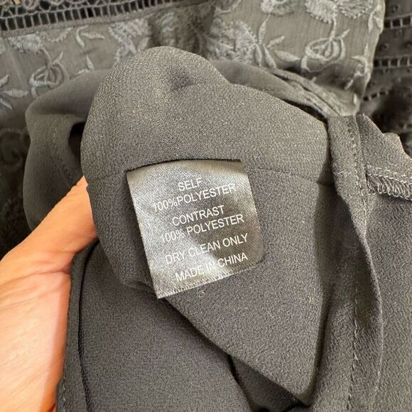 Cynthia Rowley Black Wicker Park Lace Eyelet Dress Size 8 NWT - Picture 10 of 14